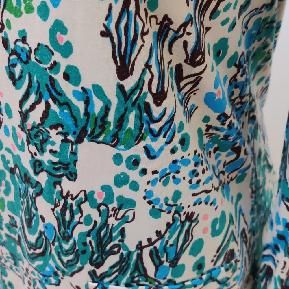 Lilly Pulitzer Safari Print Tunic Size Small - Picture 3 of 6